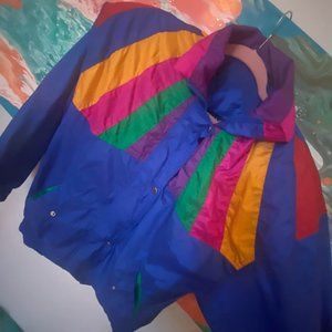 vintage andy john's windbreaker retro size Large